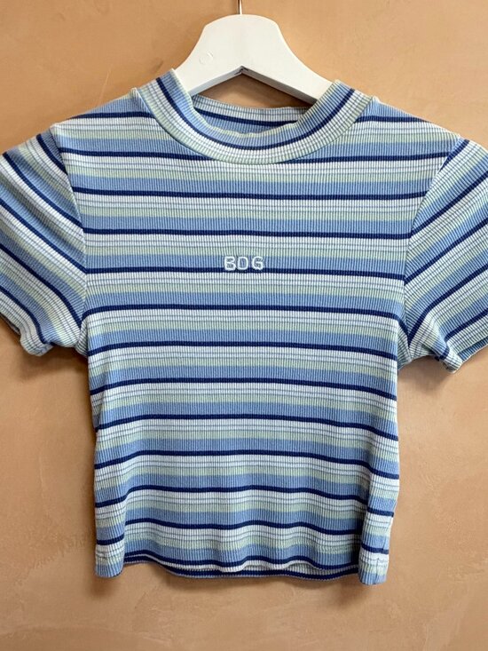 Urban Outfitters Tops - Ribbed Striped Mockneck Top